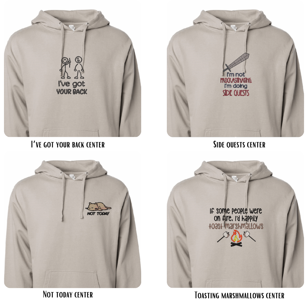 Mix and Match: Midweight Hooded Sweatshirt