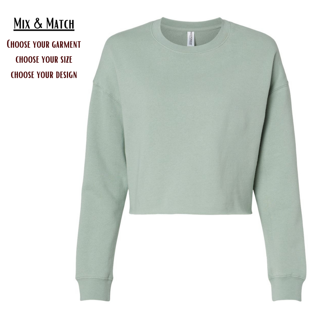 Mix & Match: Crop Crewneck