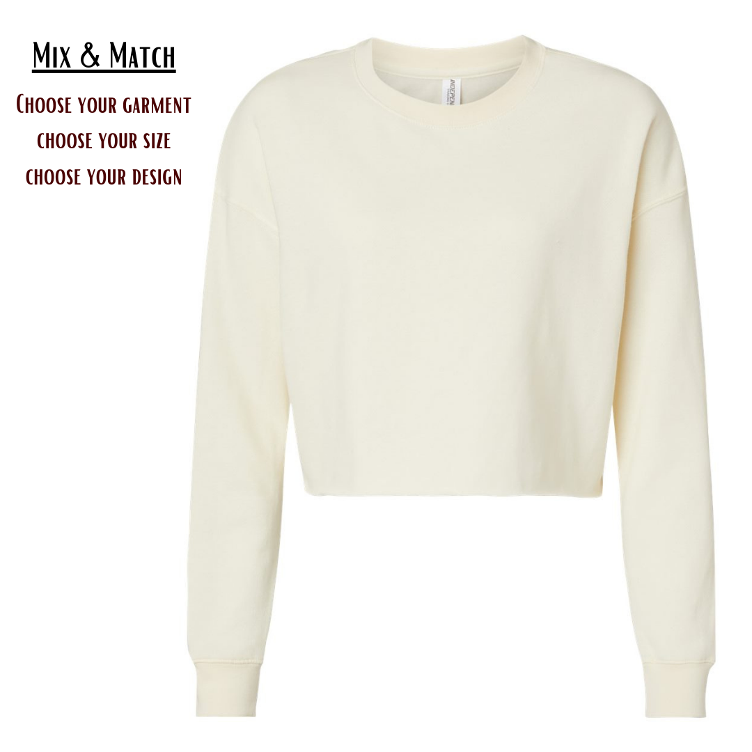 Mix & Match: Crop Crewneck