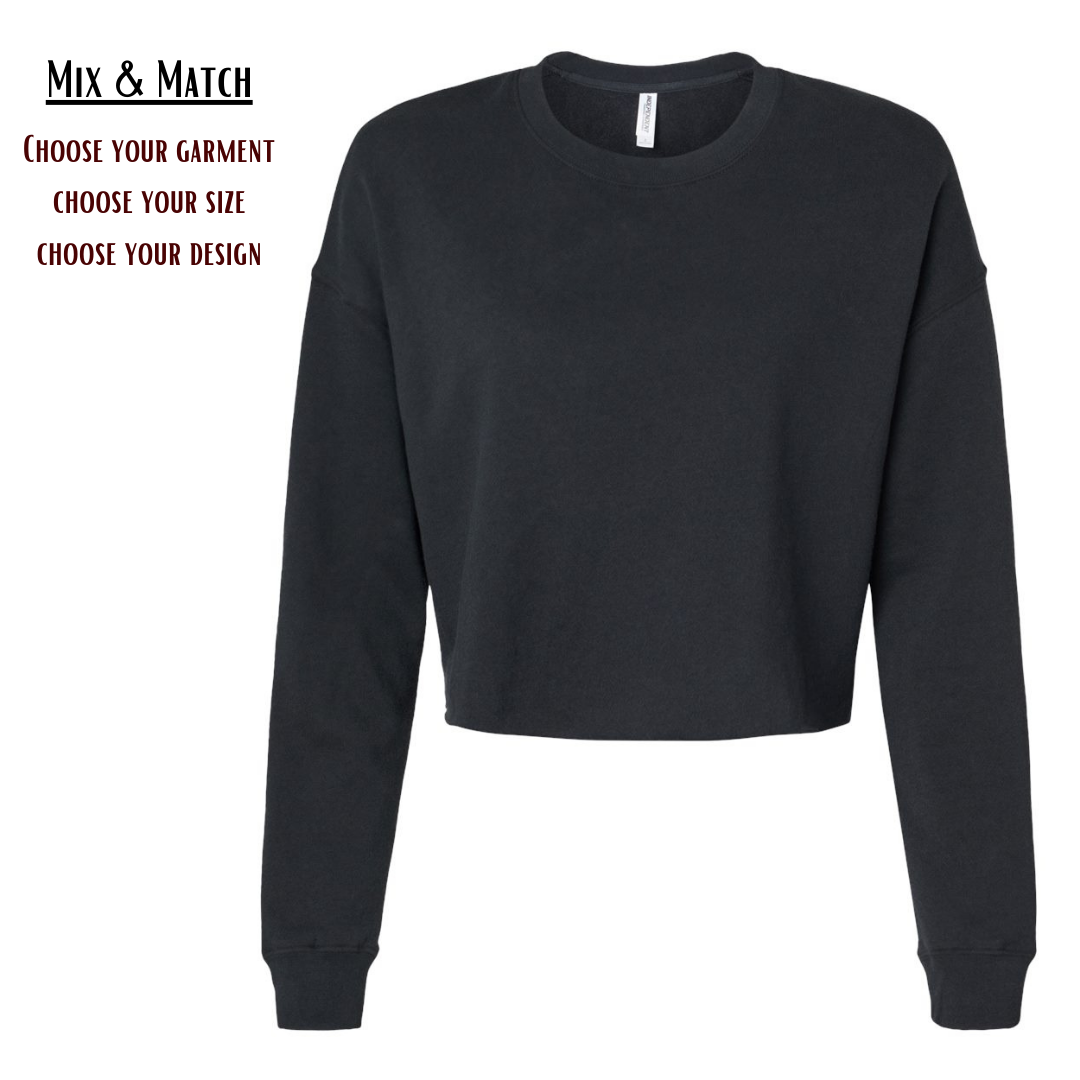 Mix & Match: Crop Crewneck