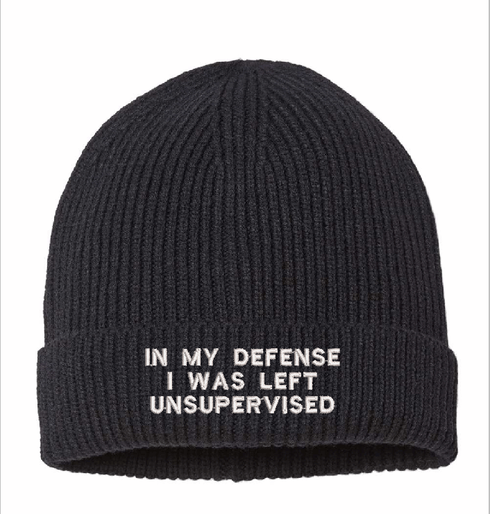 In my defense beanie Andy