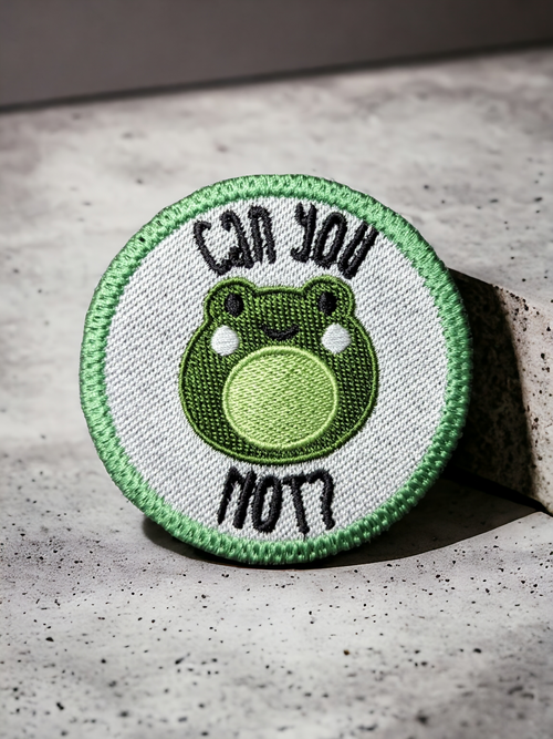 Can you Not Grumpy frog Patch