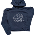 Hidden Dragon Mountain Crop Hoodie