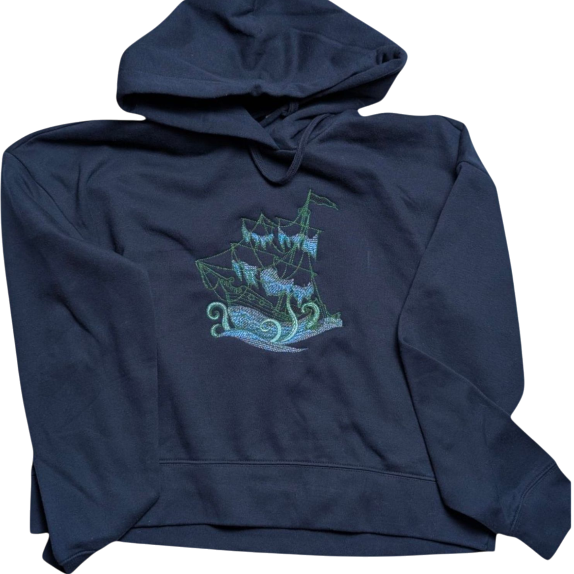 Sunken Ship Crop Hoodie