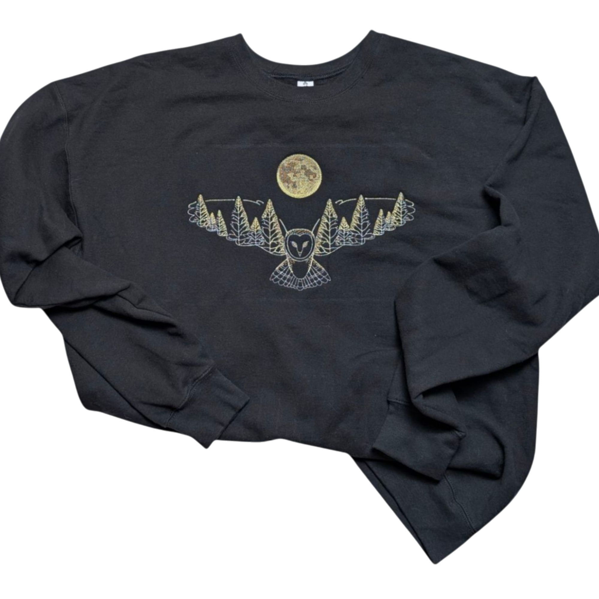 Under the Full Moon Forest Night Owl sweatshirt
