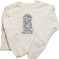 No Self Control Book Stack Crop sweatshirt