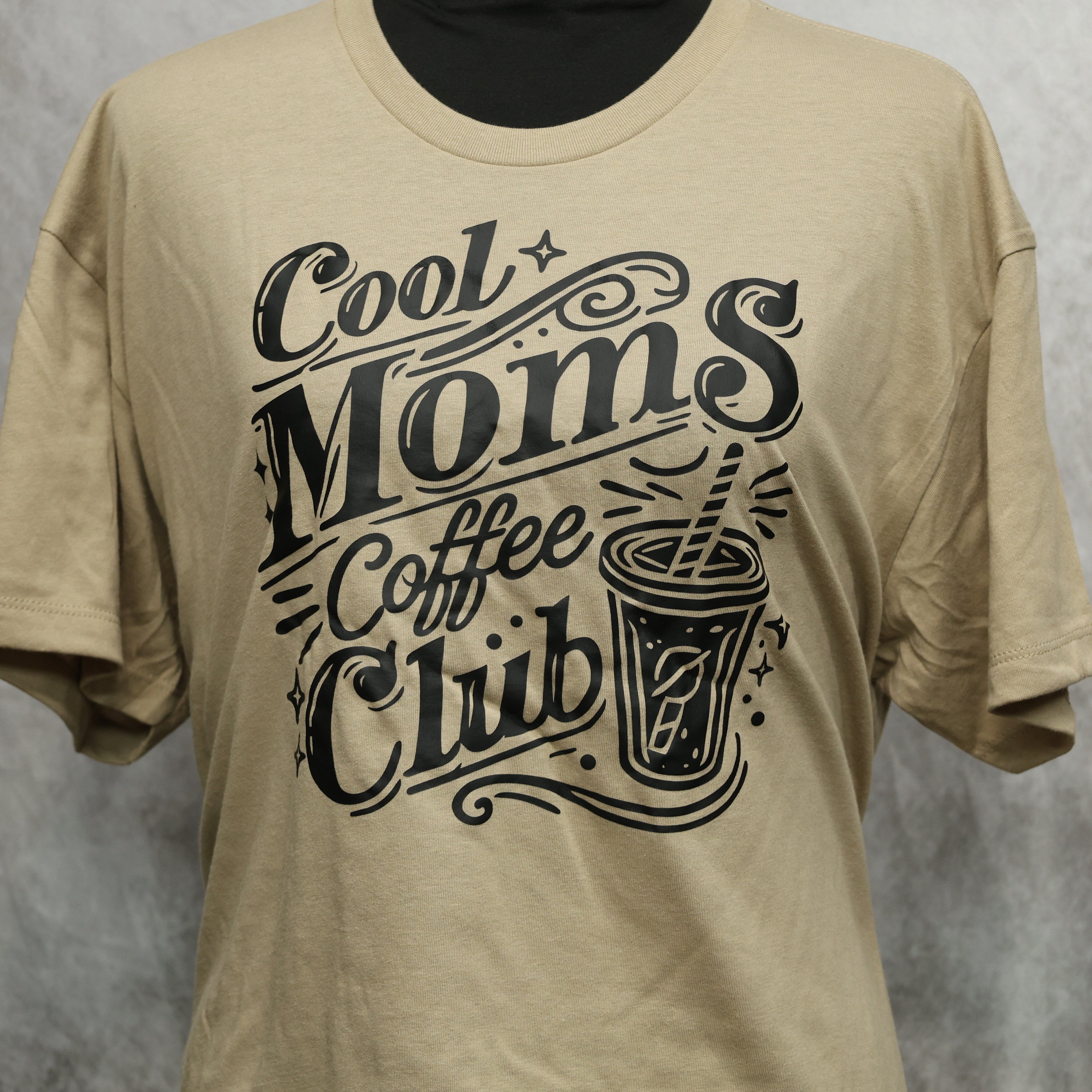 Cool Moms coffee club crop top