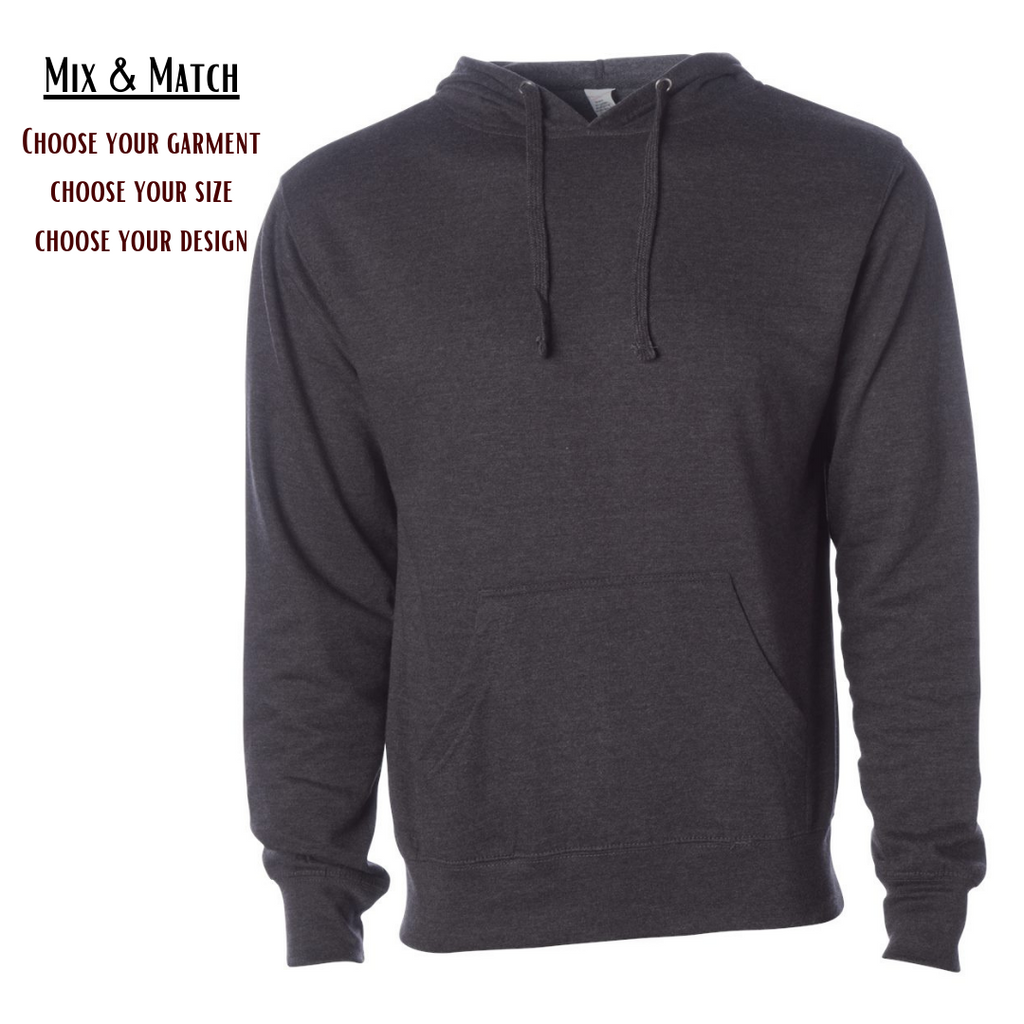 Mix and Match: Midweight Hooded Sweatshirt