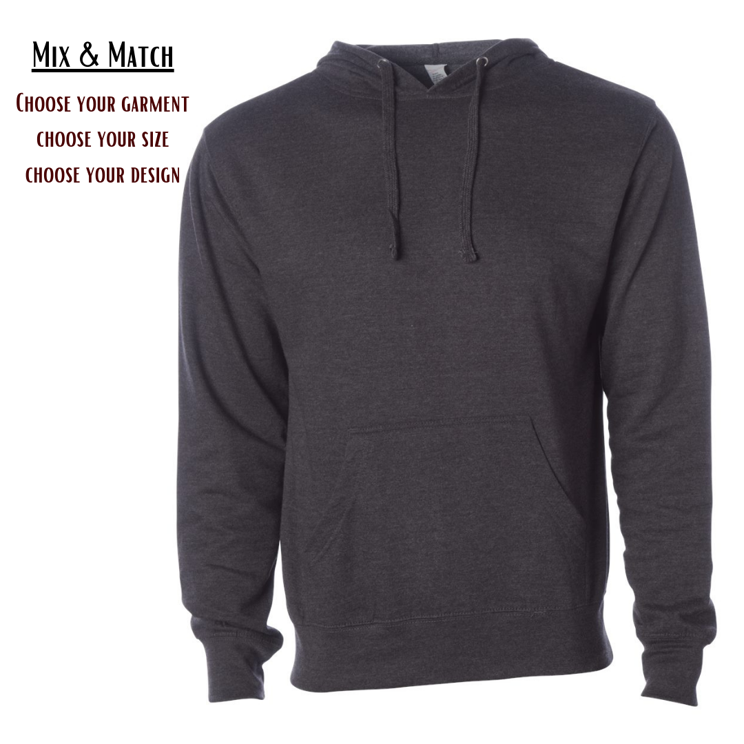 Mix and Match: Midweight Hooded Sweatshirt