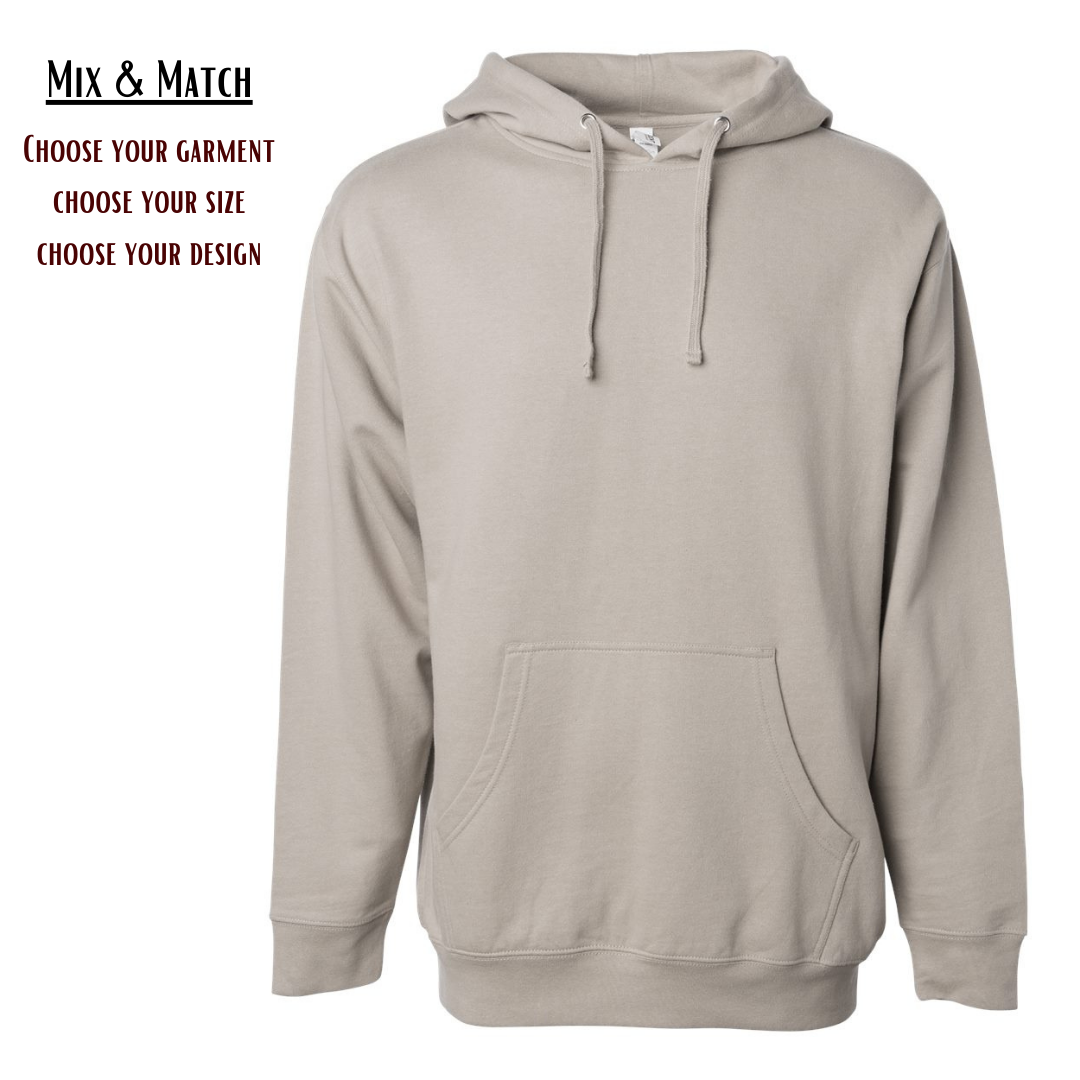 Mix and Match: Midweight Hooded Sweatshirt
