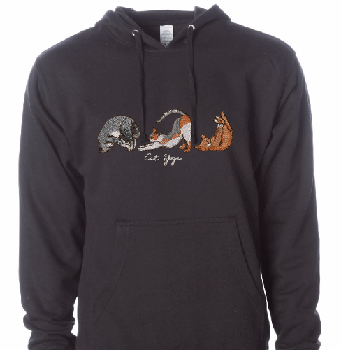 Cat Yoga Sweatshirt
