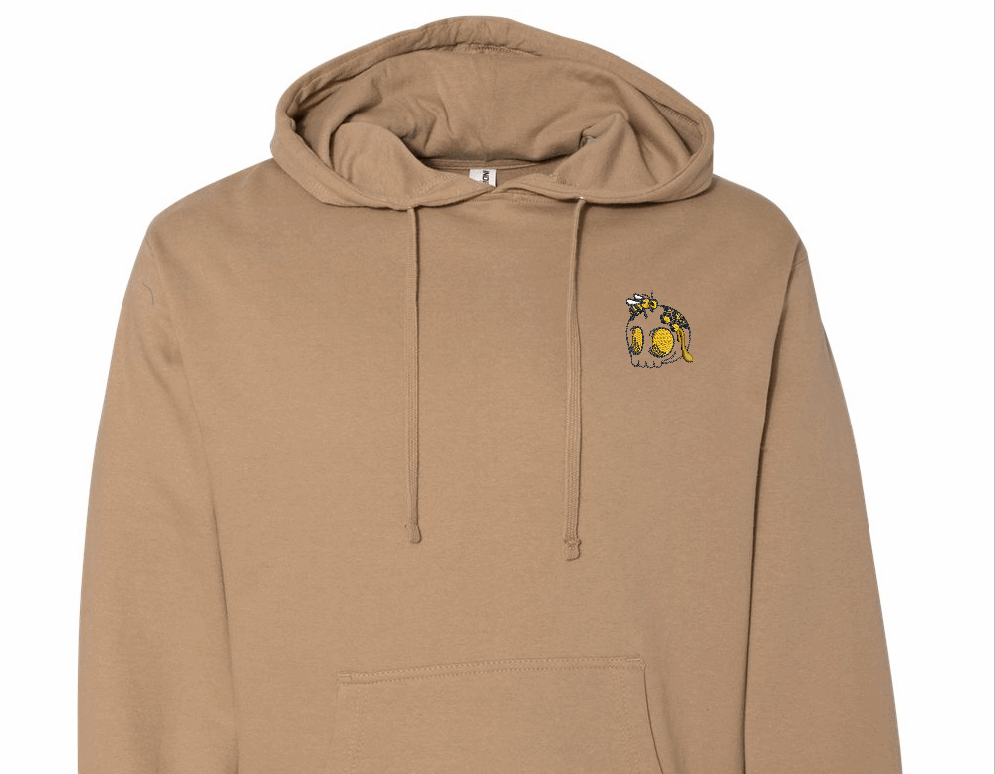 Bee and skull sweatshirt