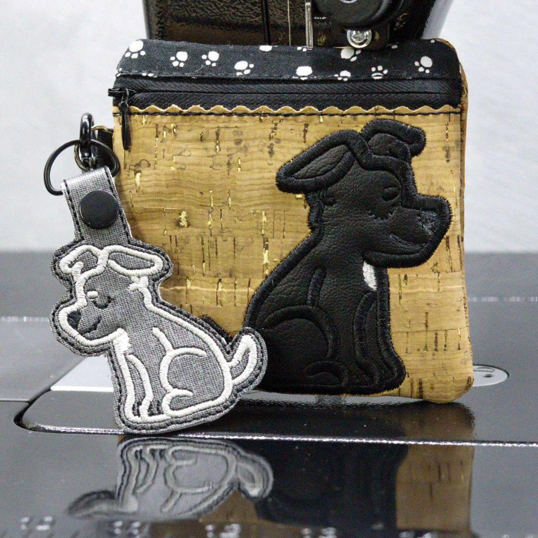Pitbull Dog poo bag holder