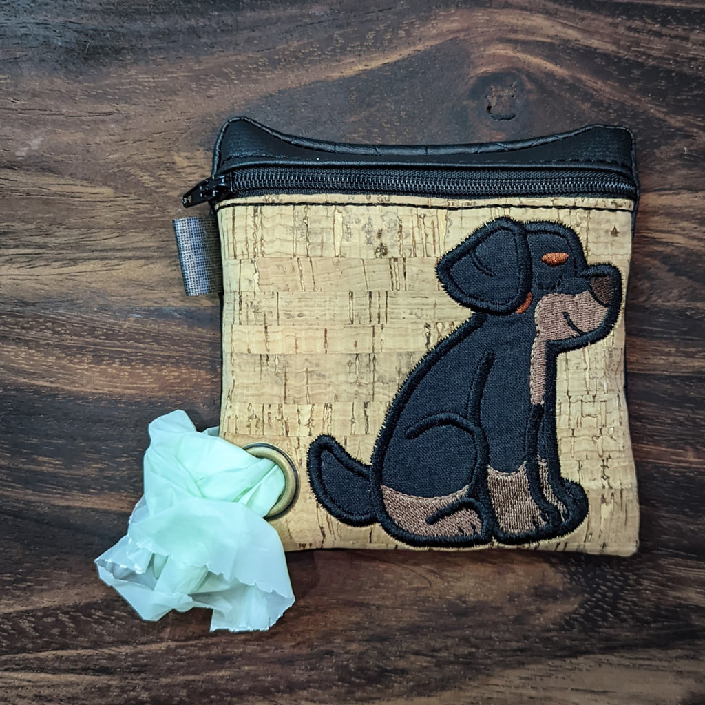 Rottie Dog poo bag holder
