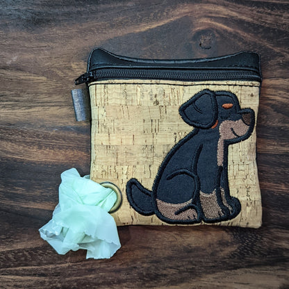 Rottie Dog poo bag holder